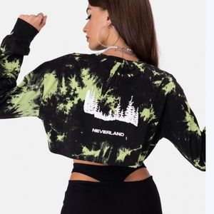 Adika NEVERLAND Tie-Dye Crop Tee